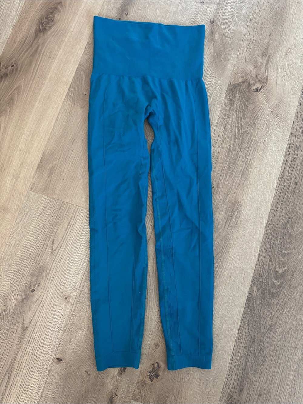 Postpartum High-Waist Teal Leggings for Women